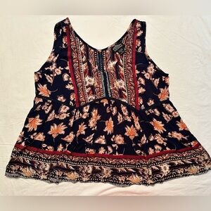 Angie Tank Size Medium Whimsigoth Baby Doll Boho